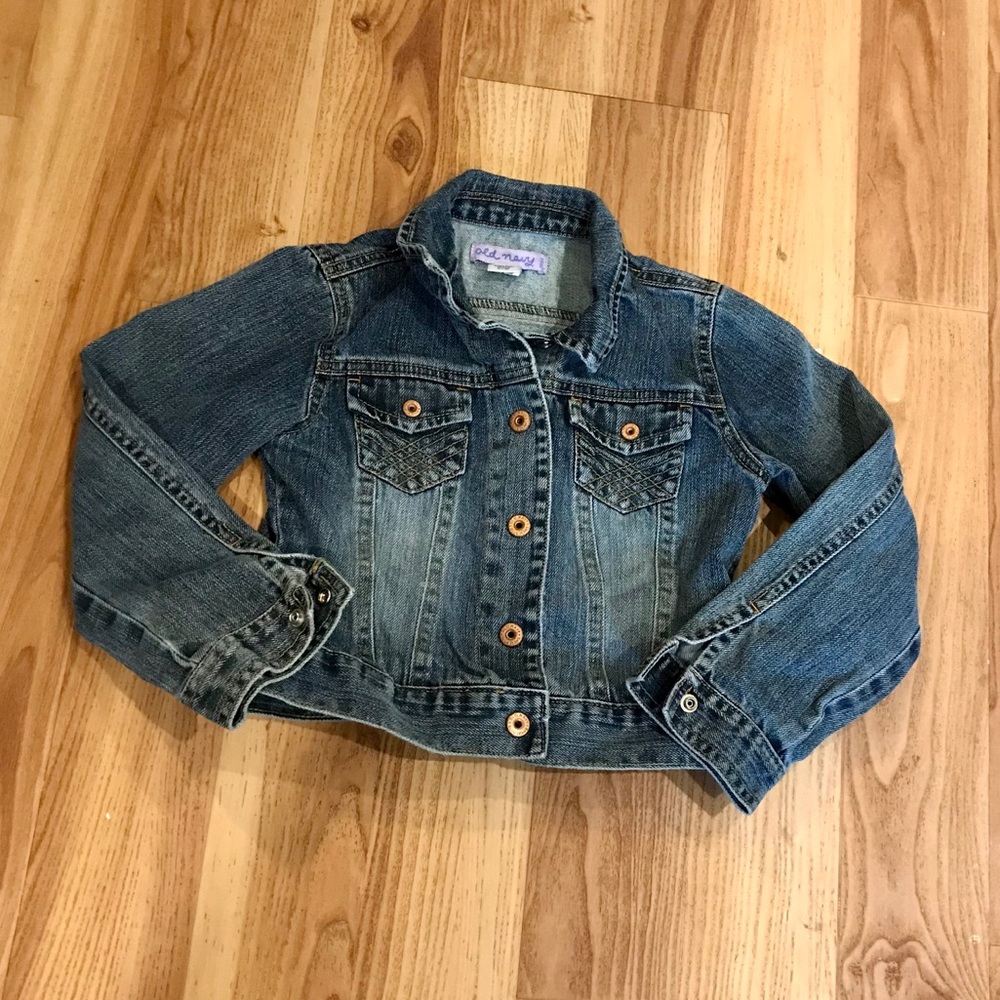 OLD NAVY Denim Trucker Jacket  Girls Size S